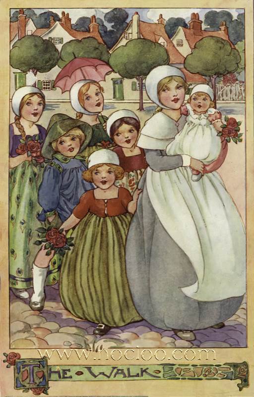 Anne Anderson - Illustrations from The Rosie-Posie Book 1911