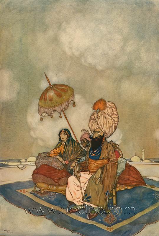 Edmund Dulac - Stories from Arabian Nights 1907