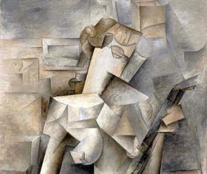 Pablo Picasso, 1910, Girl With A Mandolin