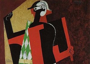 Pablo Picasso, 1917, Arlequin (Harlequin)