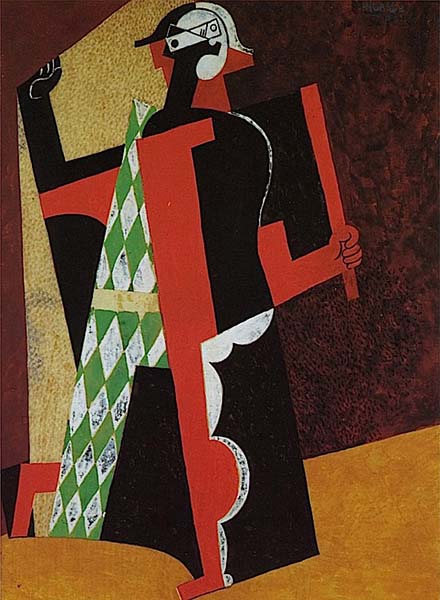 Pablo Picasso, 1917, Arlequin (Harlequin)