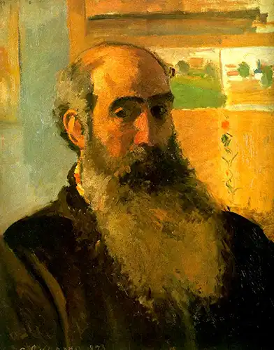 Self Portrait Camille Pissarro 1873 Camille Pissarro - Self-portrait