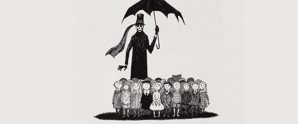 edward gorey on the dark side of perpetually dark