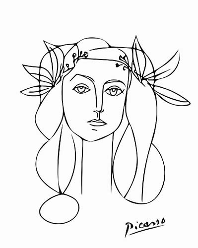 Portrait of Francoise Gilot Picasso