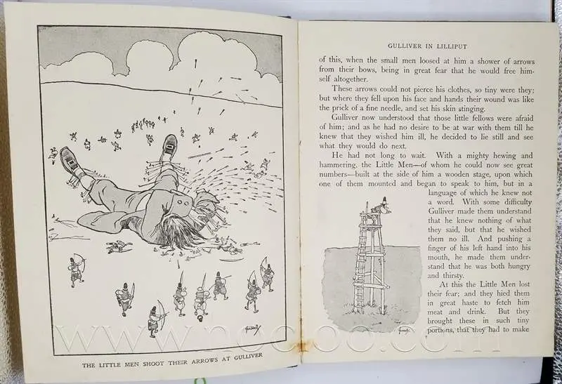 Gulliver's Travels - John Hassall 1920s - Image 4
