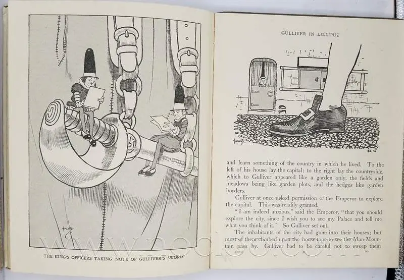 Gulliver's Travels - John Hassall 1920s - Image 6