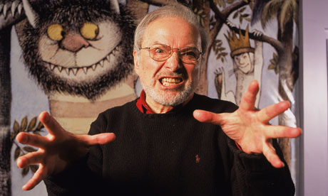 Author/illustrator Maurice Sendak Standing By An Life Size