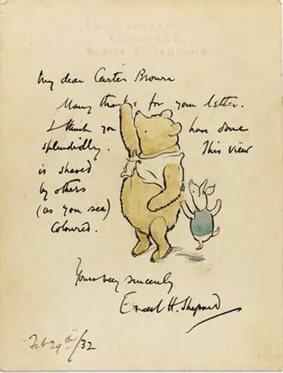 A.A. Milne Portrait