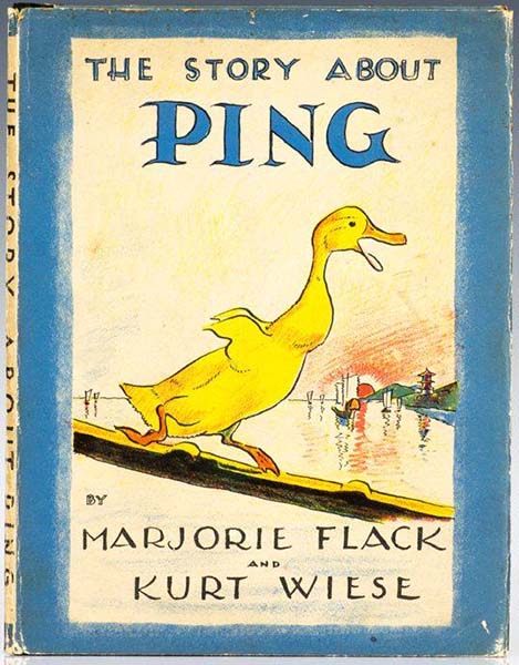 Kurt Wiese Biography Story about Ping - Marjorie Flack 1933