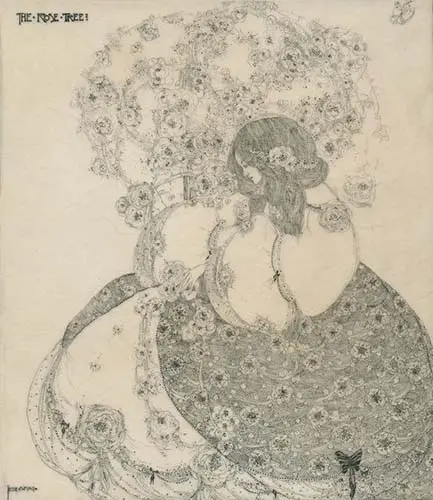 Jessie M. King - Illustrations from Studio Magazine vol 26, No 113, 1902 The Rose Tree - Jessie M King