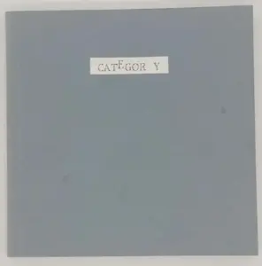 Category - Edward Gorey 1973