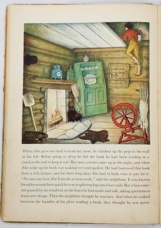 Rare First Edition Lincoln Picture Book 1981 Art 3 Internationa