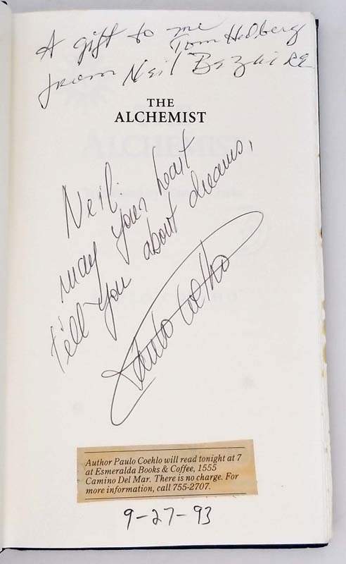 Alchemist - Paul Colho Signed 1993