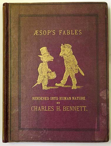Charles Henry Bennett Biography Aesop Fables - Charles Bennett 1875