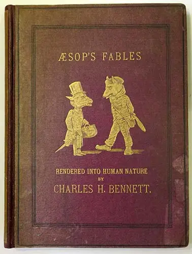 Charles Henry Bennett Biography Aesop Fables - Charles Bennett 1875