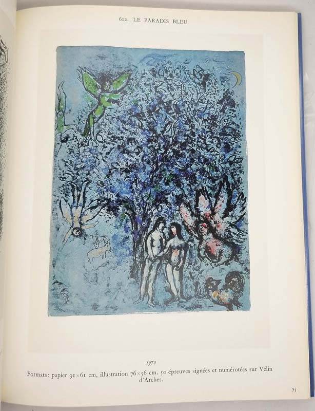 Chagall: Lithographs IV (1969-1973) - Charles Sorlier 1974