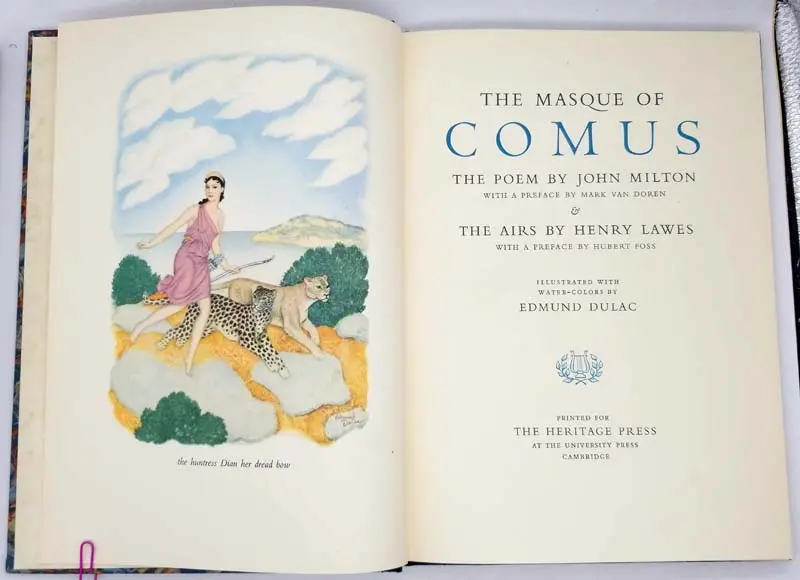 Comus - John Milton (Edmund Dulac) 1954 Comus - John Milton (Edmund Dulac) 1954