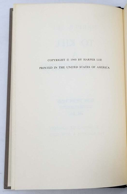 To Kill a Mockingbird - Harper Lee - 1960 1st BCE