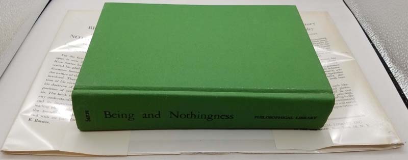 Being and Nothingness - Jean-Paul Sartre 1956