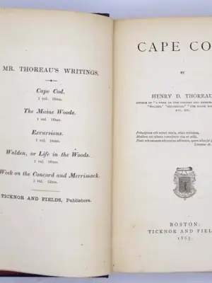 Cape Cod - Henry David Thoreau 1865