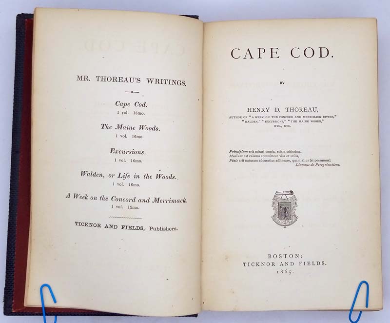 Cape Cod - Henry David Thoreau 1865