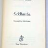 Siddhartha - Herman Hesse 1951| 1st Edition