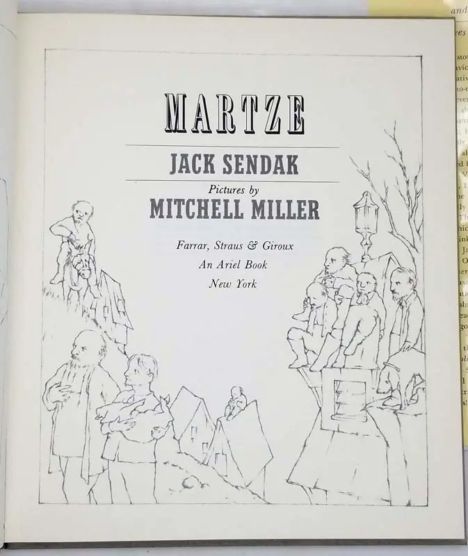 Martze - Jack Sendak 1968 | 1st Edition