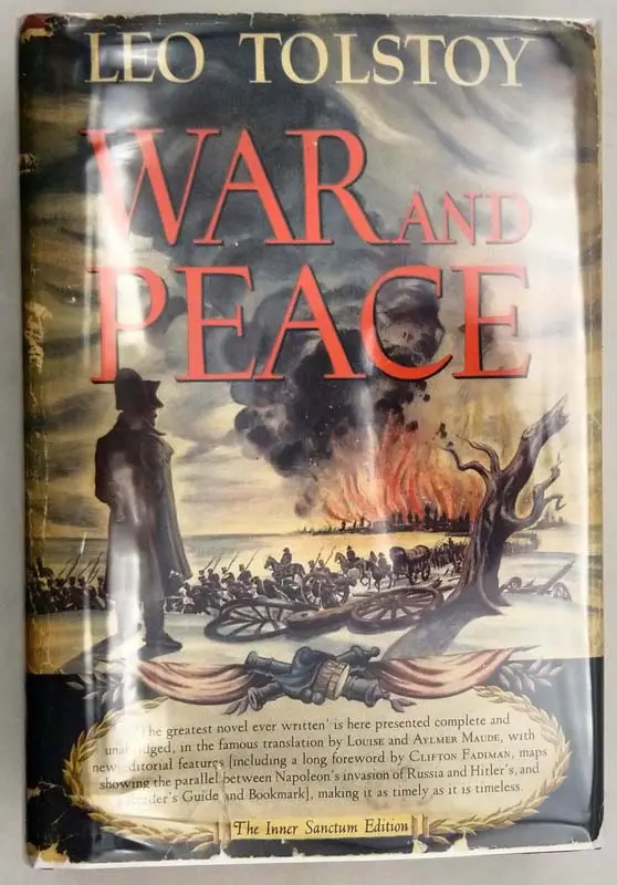 War & Peace - Leo Tolstoy 1942 | Inner Sanctum Edition