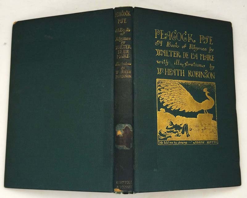 Peacock Pie - Walter de la Mare 1923 (Illus. W. Heath Robinson)