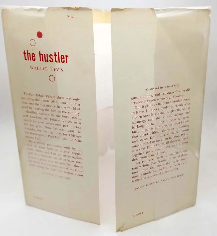 The Hustler - Walter Tevis 1959 | 1st Edition The Hustler - Walter Tevis 1959 1st Edition