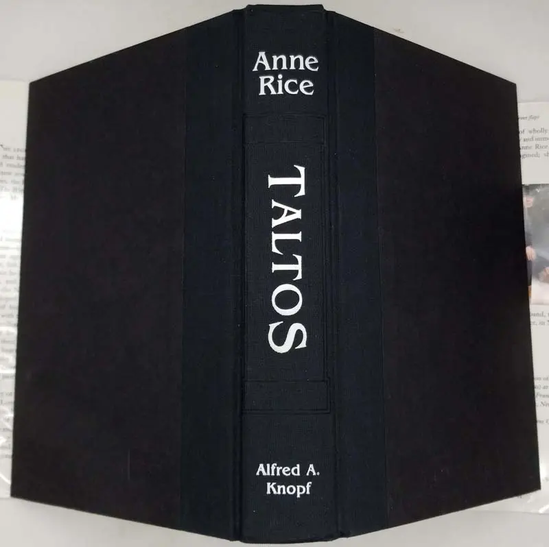 Taltos - Anne Rice 1994 SIGNED