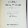 Under the Milk Wood - Dylan Thomas 1972 | Folio Society