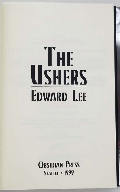 The Ushers - Edward Lee 1999 | Limited Edition Signed