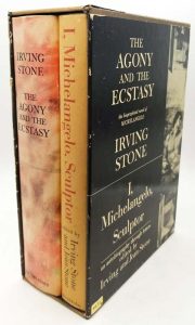 The Agony and the Ecstasy & I, Michelangelo, Sculptor Box Set - Irving Stone | SIGNED