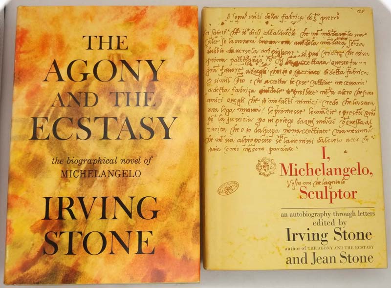 The Agony and the Ecstasy & I, Michelangelo, Sculptor Box Set - Irving Stone | SIGNED