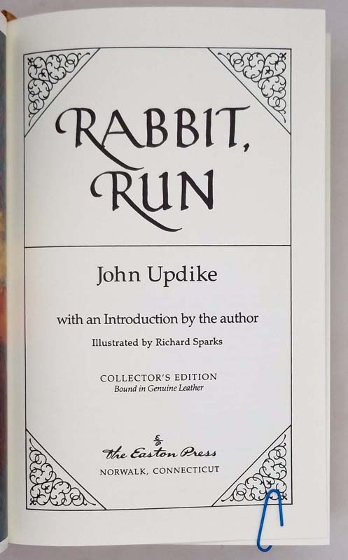 Rabbit, Run - John Updike 1993 | Easton Press