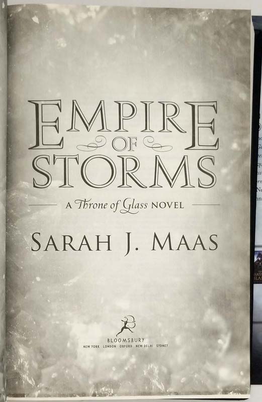 Empire of Storms - Sarah J. Maas 2016 | 1st Edition