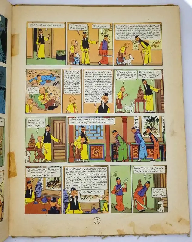 Tintin - Le Lotus Bleu - Hergé 1956 Tintin - Le Lotus Bleu - Hergé 1956