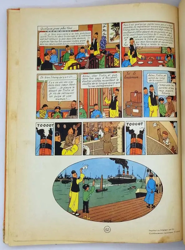 Tintin - Le Lotus Bleu - Hergé 1956 Tintin - Le Lotus Bleu - Hergé 1956