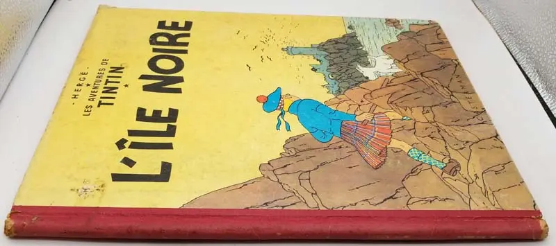 Tintin L'Île Noir - Hergé 1958