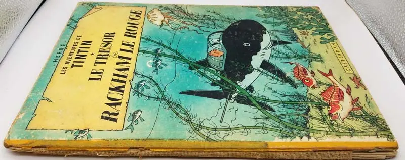 Tintin Le Tresor de Rackham le Rouge - Hergé 1947 Tintin Le Tresor de Rackham le Rouge - Hergé 1947