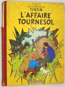 Tintin L'Affaire Tournesol - Hergé 1956