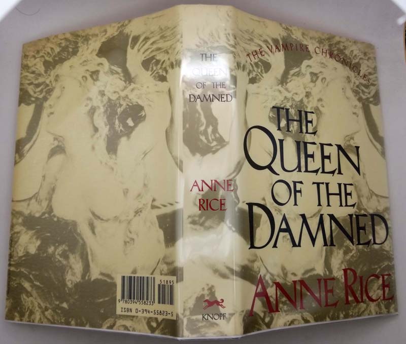The Queen of the Damned - Anne Rice 1988 SIGNED