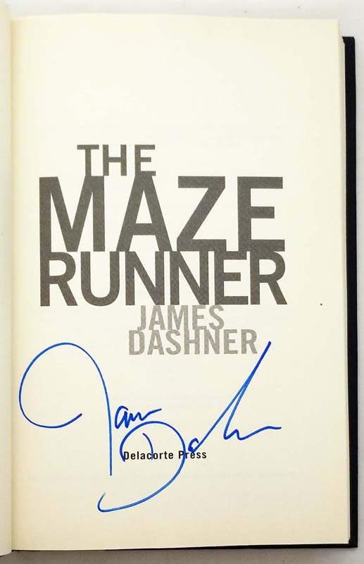 The Maze Runner - James Dashner 2009 | 1st Edition SIGNED