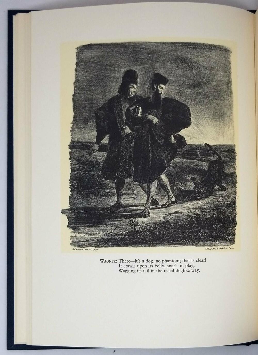 Faust - Johann Goethe 1958 (Illus. Eugene Delacroix) | Heritage Press