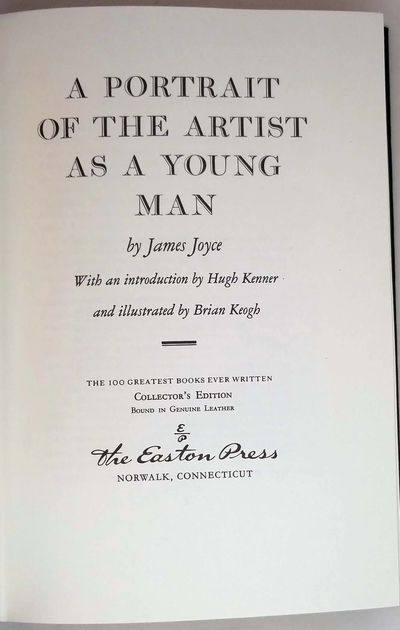 A Portrait of the Artist As a Young Man - James Joyce 1977 | Easton Press A Portrait of the Artist As a Young Man - James Joyce 1977 | Easton Press