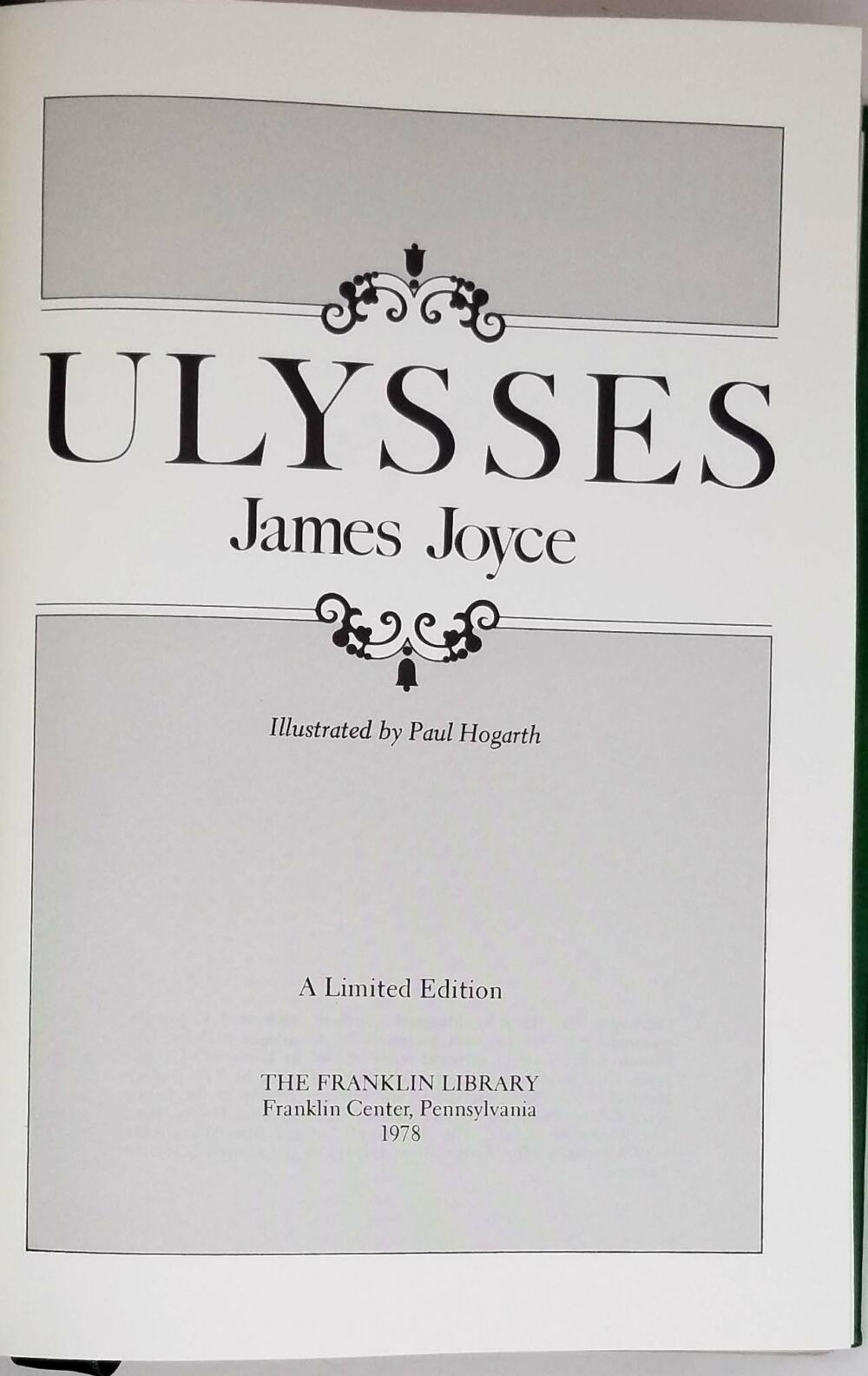 Ulysses - James Joyce 1978 | Franklin Library