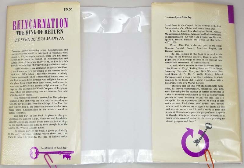 Reincarnation - Eva Martin 1963 | 1st Edition