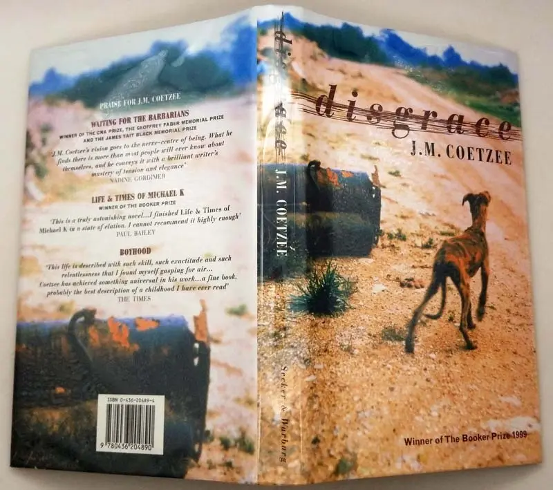 Disgrace - J. M. Coetzee 1999 | 1st Edition
