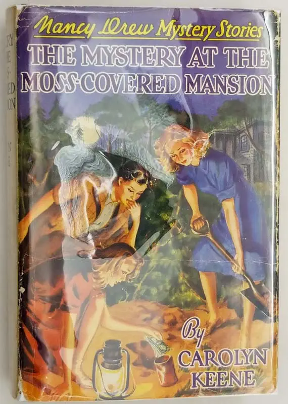 Nancy Drew - Mystery at the Moss-Covered Mansion 1941A-1 | 1st Edition Nancy Drew - Mystery at the Moss-Covered Mansion 1941 | 1st Edition